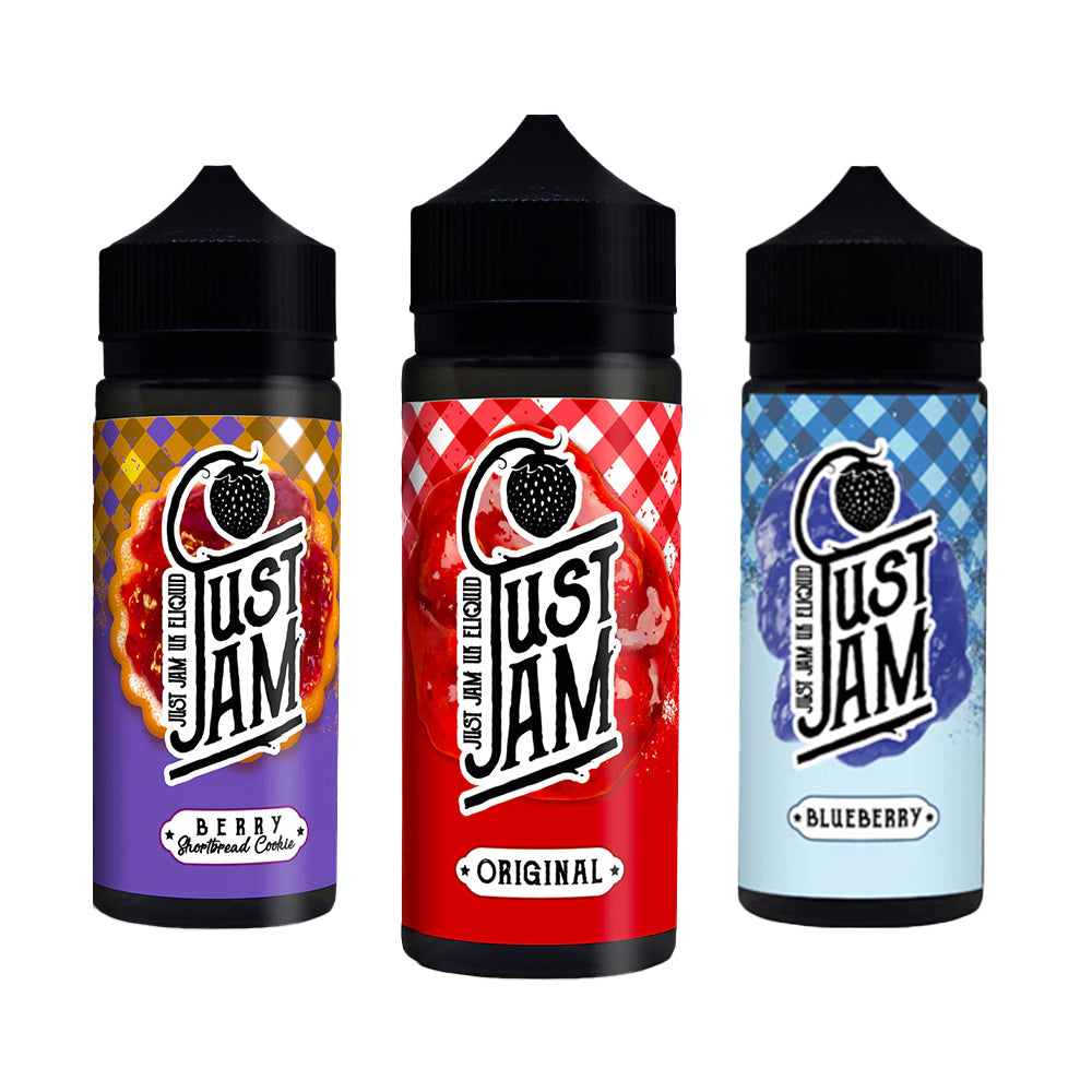Just Jam 100ml Shortfills, Plenty Of Flavours To Choose From For You Jam Lovers