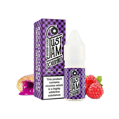 Raspberry Doughnut Just jam freebase 10ml 0mg 3mg 6mg 12mg 18mg available at www.justjameliquid.co.uk